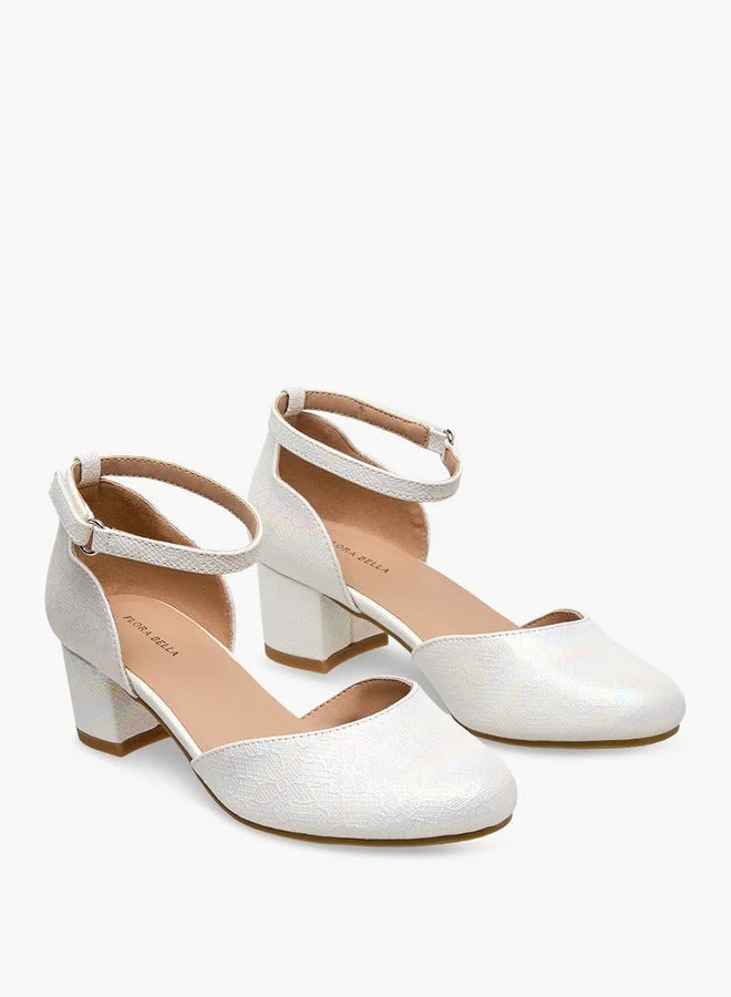 Flora Bella By Shoexpress Girls Block Heel Shoes Ramadan Collection